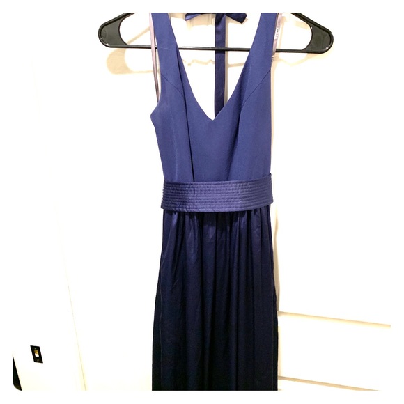 Vera Wang Dresses & Skirts - COPY - Vera Wang White Navy Bridesmaid Dress